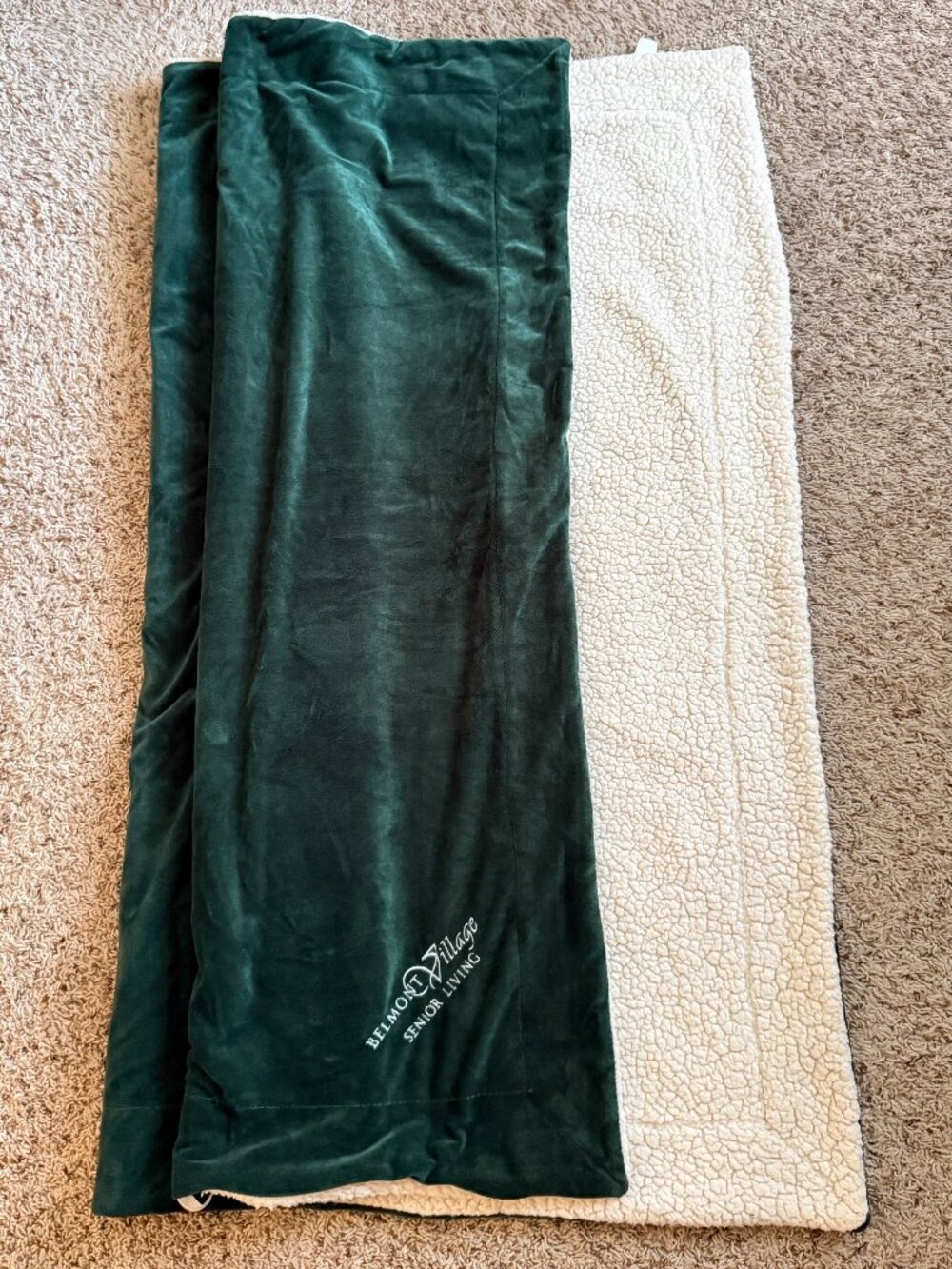 Dark Green Throw Blanket